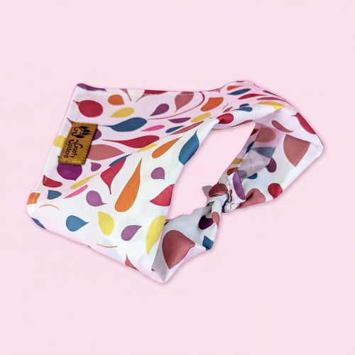 Bandana pour chien Pétales